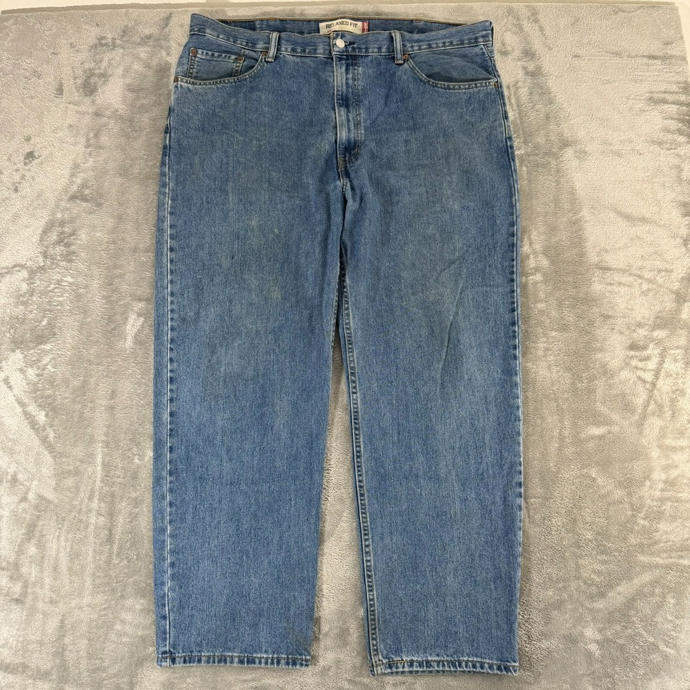 Levis 550 Jeans Mens 40x30 Blue Relaxed Fit Medium Wash‎ Y2K Denim